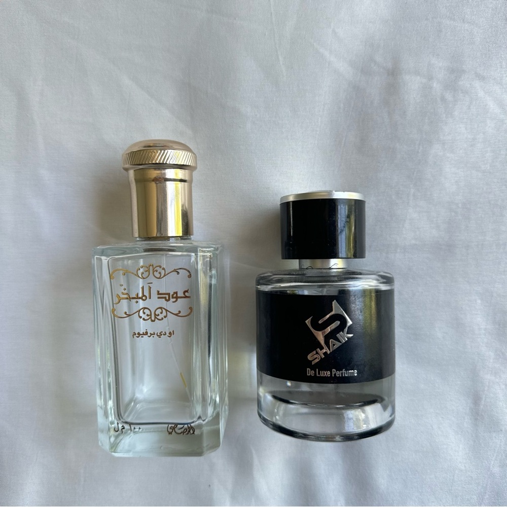 2 Empty Perfume Bottles